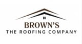 Company/TP logo - "Browns The Roofing Company"