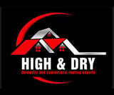 Company/TP logo - "High & Dry Roofing"