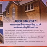 Company/TP logo - "Weatherseal Roofing"