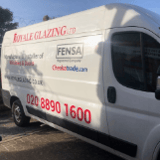 Company/TP logo - "Royale glazing LTD"