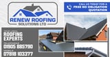 Company/TP logo - "Renew Roofing Solutions"