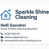 Company/TP logo - "SPARKLE-SHINE-CLEANING LTD"