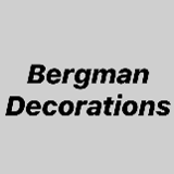 Company/TP logo - "Bergman Decorations"