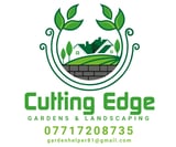Company/TP logo - "Cutting Edge Garden Services"