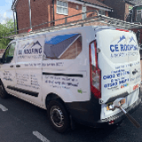 Company/TP logo - "CE Roofing & Property Services"