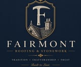 Company/TP logo - "Fairmont Roofing & Stonework"
