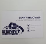 Company/TP logo - "Benny Removals"