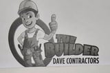 Company/TP logo - "Dave Contractors"