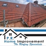 Company/TP logo - "PR Roofing Services"