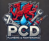 Company/TP logo - "PCD Plumbing & Maintenance"