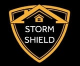 Company/TP logo - "Storm Shield Roofing Specialists"