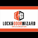 Company/TP logo - "Lock and door wizard"
