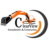 Company/TP logo - "Clearview Groundworks"