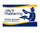 Company/TP logo - "Jay's Plastering"
