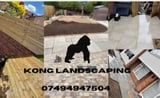 Company/TP logo - "Kong Landscaping"