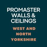 Company/TP logo - "ProMaster Walls & Ceilings"