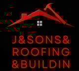 Company/TP logo - "J & Sons Roofing & Building"