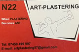 Company/TP logo - "ART PLASTERING"