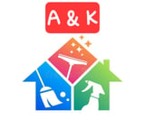 Company/TP logo - "A&K THE LITTLE CLEANING COMPANY"