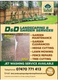 Company/TP logo - "DND Landscaping & Gardening"