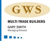Company/TP logo - "GWS Multi Trade Builders"