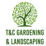 Company/TP logo - "T&C Garden & Landscape Services"