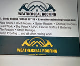 Company/TP logo - "HS Roofing"