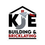 Company/TP logo - "KJE Building & Bricklaying"