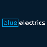 Company/TP logo - "Blue Electrics"