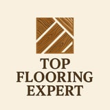 Company/TP logo - "Top Flooring"