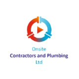 Company/TP logo - "onsite contractors and plumbing"