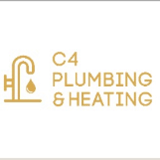Company/TP logo - "C4 Plumbing & Heating"