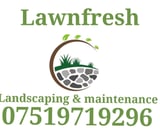 Company/TP logo - "Lawnfresh Landscaping and Maintenance"