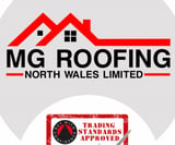 Company/TP logo - "M G Roofing"