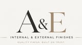 Company/TP logo - "A&E Internal & External Finishes "
