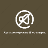 Company/TP logo - "PRO SOUNDPROOFING & PLASTERING"