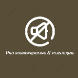 Company/TP logo - "Pro Soundproofing & Plastering"