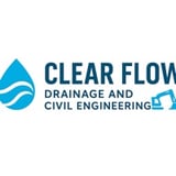 Company/TP logo - "Clear Flo Drainage"