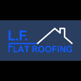 Company/TP logo - "LF flat roofing services"