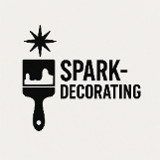 Company/TP logo - "Spark Decorating"