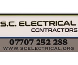 Company/TP logo - "S C Electrical Contractors"