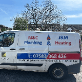 Company/TP logo - "M&C / J&M Plumbing & Heating"