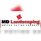 Company/TP logo - "MD Landscaping"