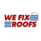 Company/TP logo - "We Fix Roofs"