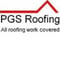 Company/TP logo - "P.G.S Roofing"