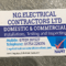 Company/TP logo - "NG Electrical Contractors Ltd"