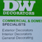 Company/TP logo - "D W Decorators"