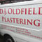 Company/TP logo - "D j Oldfield plastering"