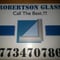 Company/TP logo - "Robertson Glass"