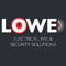 Company/TP logo - "Lowe Electrical, Fire and Security Solutions"
